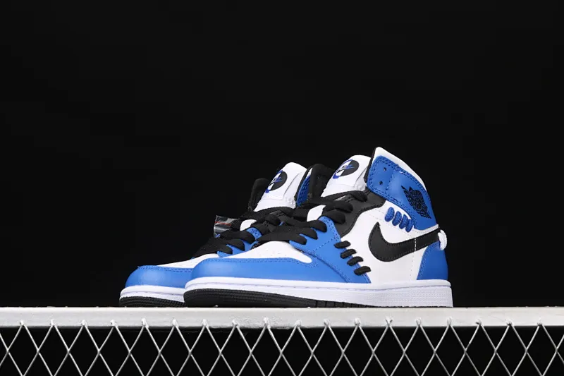 All categories Air Jordan Jordan series basketball shoes Air Jordan 1 Mid Air Jordan 1 Mid SE "Game Royal" AJ1 Joe 1 China White and Blue Deconstruction CV0152-401